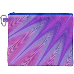 Purple Star Sun Sunshine Fractal Canvas Cosmetic Bag (xxxl)