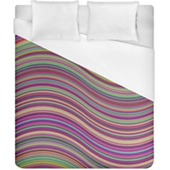 Wave Abstract Happy Background Duvet Cover (california King Size)