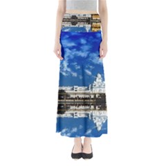 India Punjab Amritsar Sikh Full Length Maxi Skirt by BangZart