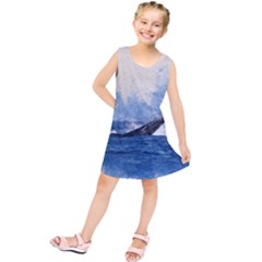 Whale Watercolor Sea Kids  Tunic Dress