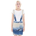 Whale Watercolor Sea Braces Suspender Skirt View1