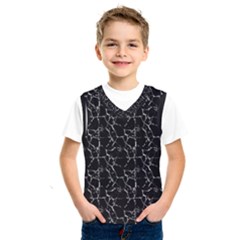 Black And White Textured Pattern Kids  Sportswear by dflcprints