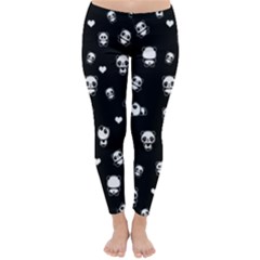 Panda Pattern Classic Winter Leggings by Valentinaart