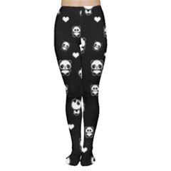 Panda Pattern Women s Tights by Valentinaart