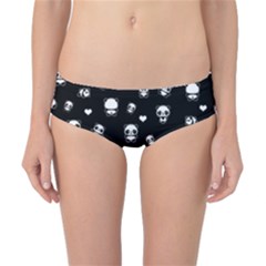 Panda Pattern Classic Bikini Bottoms by Valentinaart