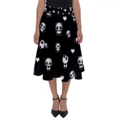 Panda Pattern Perfect Length Midi Skirt