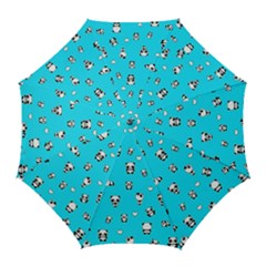 Panda Pattern Golf Umbrellas by Valentinaart