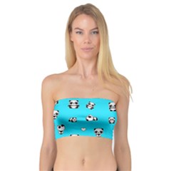 Panda Pattern Bandeau Top by Valentinaart