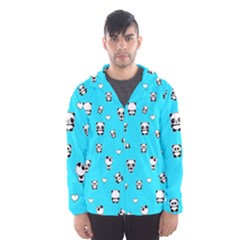 Panda Pattern Hooded Wind Breaker (men) by Valentinaart