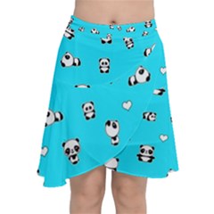 Panda Pattern Chiffon Wrap