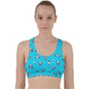 Panda pattern Back Weave Sports Bra View1