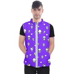 Panda Pattern Men s Puffer Vest by Valentinaart