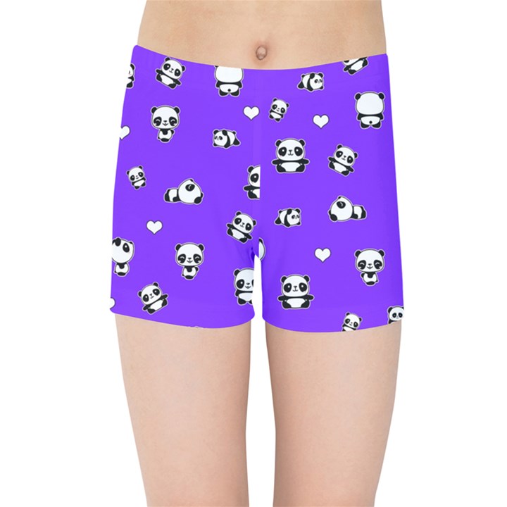 Panda pattern Kids Sports Shorts