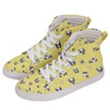 Panda pattern Women s Hi-Top Skate Sneakers View2