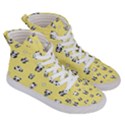 Panda pattern Women s Hi-Top Skate Sneakers View3