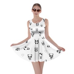 Panda Pattern Skater Dress by Valentinaart