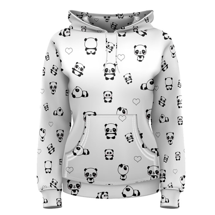 Panda pattern Women s Pullover Hoodie