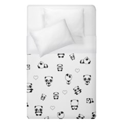 Panda Pattern Duvet Cover (single Size) by Valentinaart