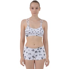 Panda Pattern Women s Sports Set by Valentinaart