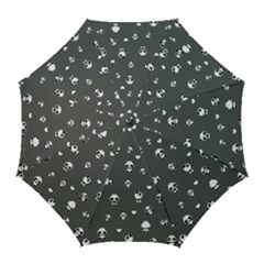 Panda Pattern Golf Umbrellas by Valentinaart