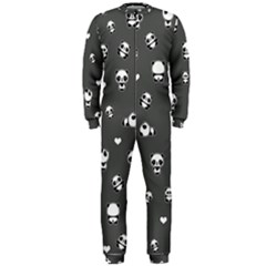 Panda Pattern Onepiece Jumpsuit (men)  by Valentinaart