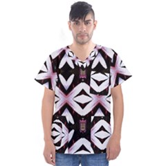 Japan Is A Beautiful Place In Calm Style Men s V-neck Scrub Top