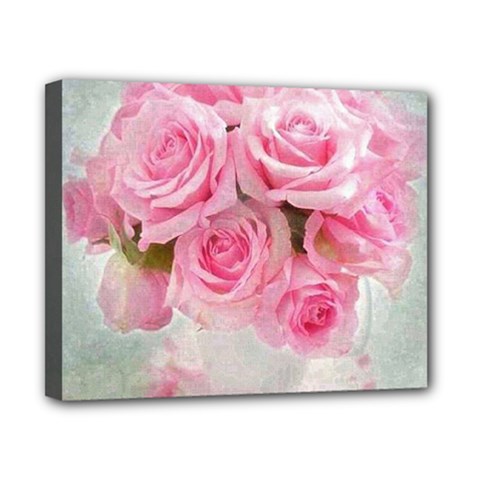 Pink Roses Canvas 10  X 8  by NouveauDesign