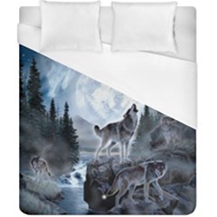 Spirit Of The Wolf  Duvet Cover (california King Size) by Bigfootshirtshop