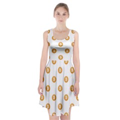 Bitcoin Logo Pattern Racerback Midi Dress by dflcprints