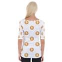 Bitcoin Logo Pattern Wide Neckline Tee View2