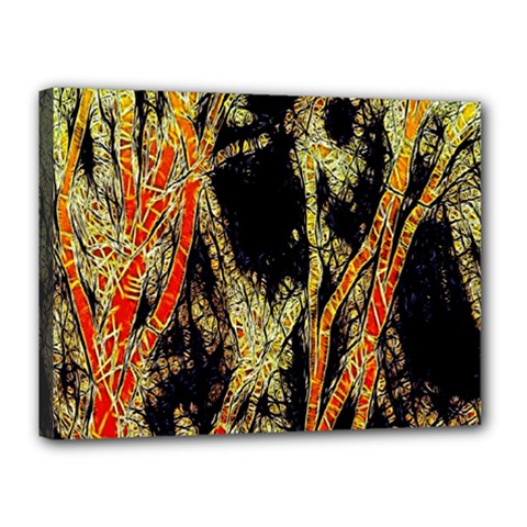 Artistic Effect Fractal Forest Background Canvas 16  X 12 