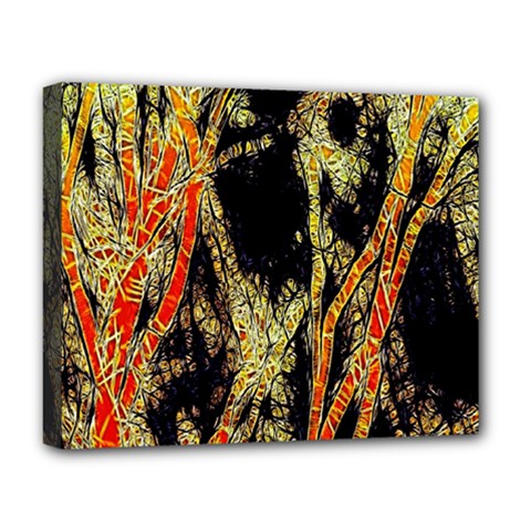 Artistic Effect Fractal Forest Background Deluxe Canvas 20  X 16  