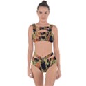 Artistic Effect Fractal Forest Background Bandaged Up Bikini Set  View1