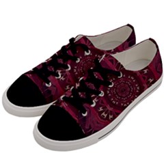 Leather And Love In A Safe Environment Men s Low Top Canvas Sneakers by pepitasart