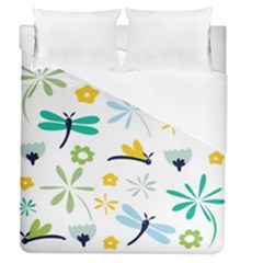 Busy Dragonflies Duvet Cover (queen Size)