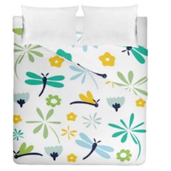 Busy Dragonflies Duvet Cover Double Side (queen Size) by Bigfootshirtshop