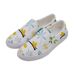 Busy Dragonflies Women s Canvas Slip Ons