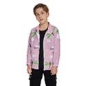 Dragonfly And White Flowers Pattern Wind Breaker (Kids) View2