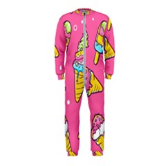 Summer Ice Creams Flavors Pattern OnePiece Jumpsuit (Kids)