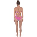 Summer Ice Creams Flavors Pattern Tie Back One Piece Swimsuit View2