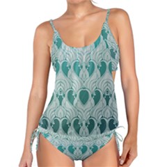 Teal Art Nouvea Tankini Set by NouveauDesign