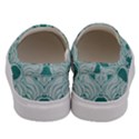 teal art nouvea Men s Canvas Slip Ons View4