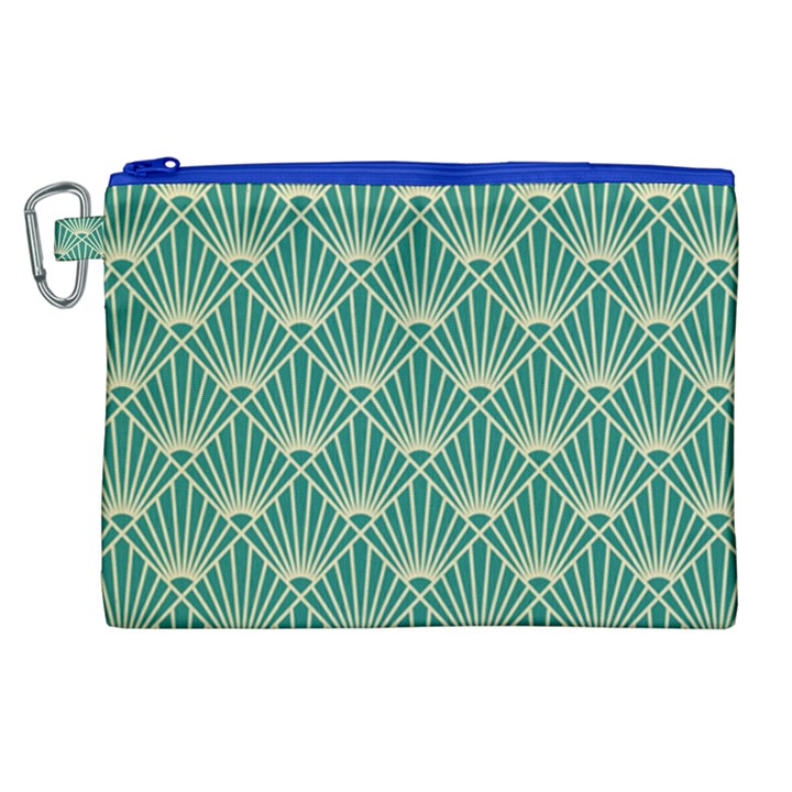 green fan  Canvas Cosmetic Bag (XL)