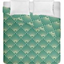 green fan  Duvet Cover Double Side (King Size) View2