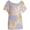 gold silver Women s Oversized Tee View1