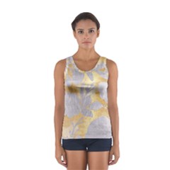 Gold Silver Sport Tank Top  by NouveauDesign