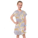 gold silver Kids  Drop Waist Dress View1