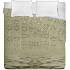 Shooting Stars Over The Sea Of Calm Duvet Cover Double Side (king Size) by pepitasart