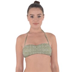 Shooting Stars Over The Sea Of Calm Halter Bandeau Bikini Top by pepitasart