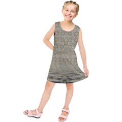 Shooting Stars Over The Sea Of Calm Kids  Tunic Dress by pepitasart